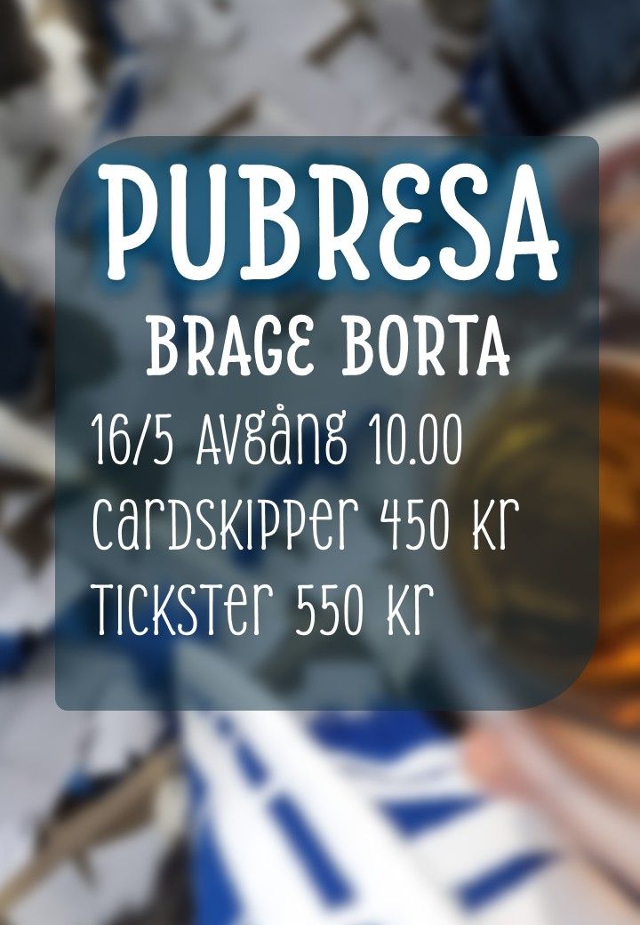 16/5 Brage borta