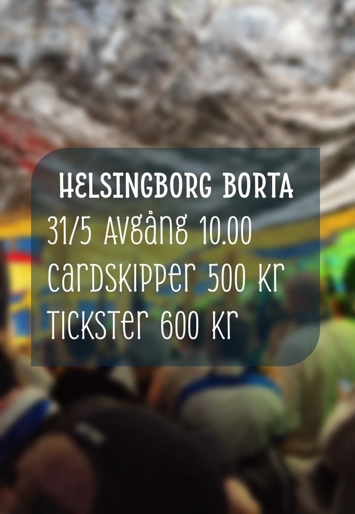 31/5 Helsingborg borta